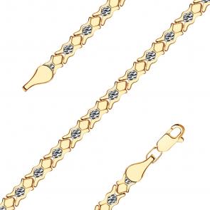 Золотой браслет плетение Фантазийное МАГНАТ МА 023083 фото